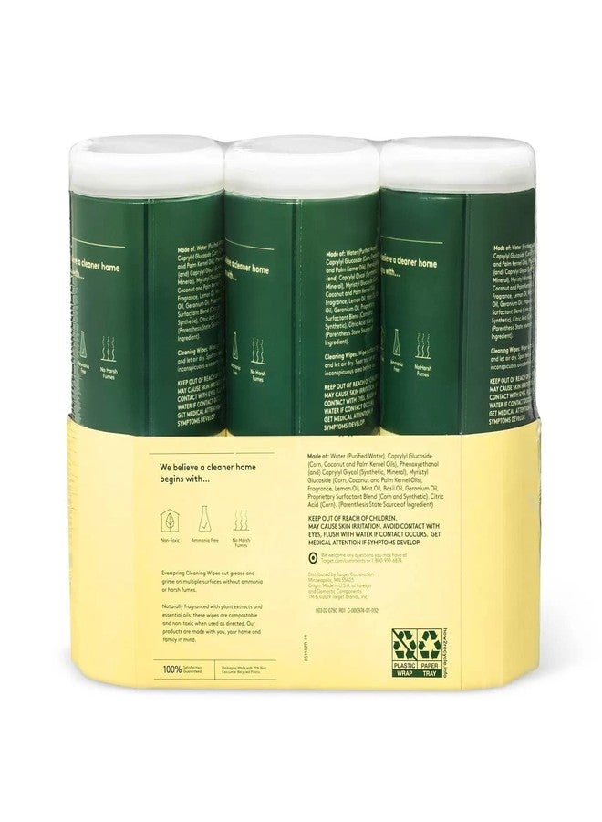Everspring Ever Spring Multi-Surface Cleaning Wipes Lemon & Mint 3 Pack - Image 2